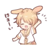 Rabbit boy sticker3 8
