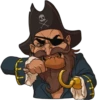 Tempest Pirate Action RPG Stickers 6