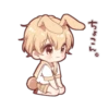 Rabbit boy sticker3 9