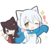 Black Kitten & White Kitten 11