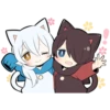 Black Kitten & White Kitten 13