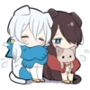 Black Kitten & White Kitten 14