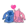 Stitch & Angel @stickerscar 9