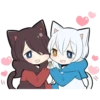 Black Kitten & White Kitten 19