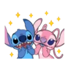 Stitch & Angel @stickerscar 10