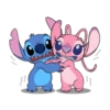 Stitch & Angel @stickerscar 13
