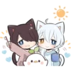 Black Kitten & White Kitten 22
