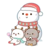 Mochi Mochi Peach Cat - Christmas 22