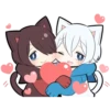 Black Kitten & White Kitten 24