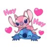 Stitch & Angel @stickerscar 17
