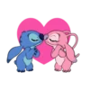 Stitch & Angel @stickerscar 18