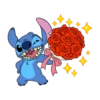 Stitch & Angel @stickerscar 19