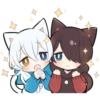 Black Kitten & White Kitten 26