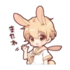 Rabbit boy sticker3 20