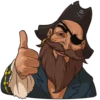 Tempest Pirate Action RPG Stickers 15