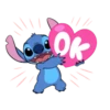 Stitch & Angel @stickerscar 23