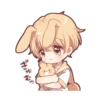 Rabbit boy sticker3 24