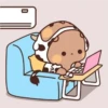 sticker pack panda 8