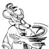 B