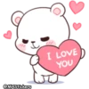 MHStickers Bears In Love 28