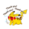 Pikachu's Lively Voiced Stickers 17