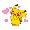 Pikachu's Lively Voiced Stickers 19