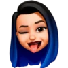 Memoji rosado y azul 10