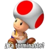 ¿Ya terminaste?