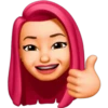 Memoji rosado y azul 13
