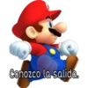 Conozco la salida.