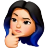 Memoji rosado y azul 19