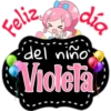 Feliz
día
'del niño'
Violeta