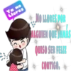 Ya no
Llores
NO LLORES POR
ALGUIEN QUE JAMÁS
QUISO SER FELIZ
CONTIGO.