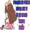 nor
PORQUE NO PUEDO
ESTAR SIN TI
SI ME HACES
TANTO
Dafo