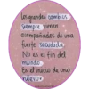 los grandes cambios
Siempre vienen
acompañados de una
fuerte sacudida.
No es el fin del
mundo.
Es el inicio de uno.
nuevo
PRISCILACASTRO