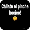 Cállate el pinche
hocico!
oicor