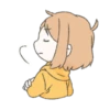 @stickersLine Calm girls sticker (part 1) 22