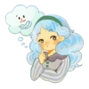 Weather people stamp 8
