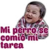 OPIOJA
Mi perro se
comió mi
tarea