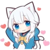 White Kitten Girl 13