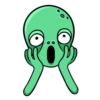 Tired alien 8