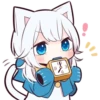 White Kitten Girl 25