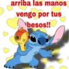 arriba las manos
vengo por tus
besos!!