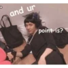 and ur
point is?