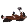 Wild Horse and Dog 6