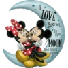 .I.*
LOVE
you
to
the
MOON
and back
again