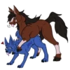 Wild Horse and Dog 17