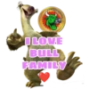 SONFFING
THING THE HILL
I LOVE
BULL
FAMILY