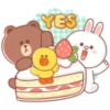 BROWN & FRIENDS: Pastel Food 19