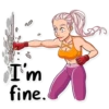 ده I'm fine.